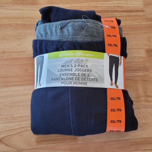 2 pk Eddie Bauer Lounge Joggers ~ XXL - Picture 4 of 6